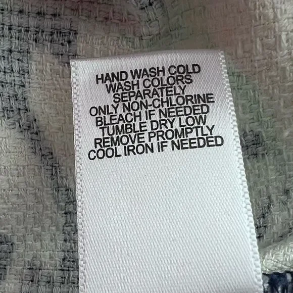 JUST...TAYLOR Floral Basketweave Cotton Stretch Sheath Dress Exposed Zipper NWT - Picture 10 of 10